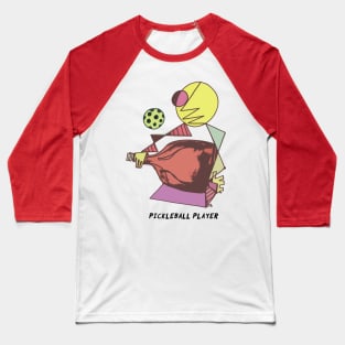 The Pickleball Player by Pollux (WITH TEXT) Baseball T-Shirt